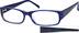Rectangle Glasses 602916 in Blue
