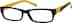 Rectangle Glasses 604322 in Yellow