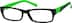 Rectangle Glasses 604324 in Green