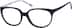 Oval Glasses 605021 in Black