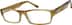 Rectangle Glasses 606115 in Brown