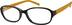 Oval Glasses 606621 in Black