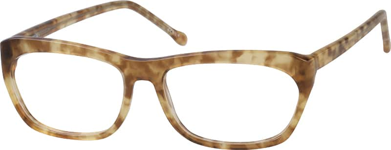 Angle view of Cat-Eye Glasses 608425 in Tortoiseshell