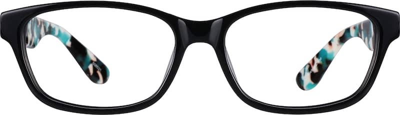 Black Rectangle Glasses