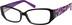 Rectangle Glasses 609521 in Black