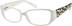 Rectangle Glasses 609530 in White