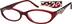 Oval Glasses 610518 in Red
