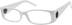 Rectangle Glasses 610630 in White