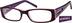 Rectangle Glasses 611717 in Purple