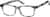 Angle view of Rectangle Glasses 612912 in Granite thumbnail