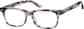 Angle view of Rectangle Glasses 612912 in Granite thumbnail