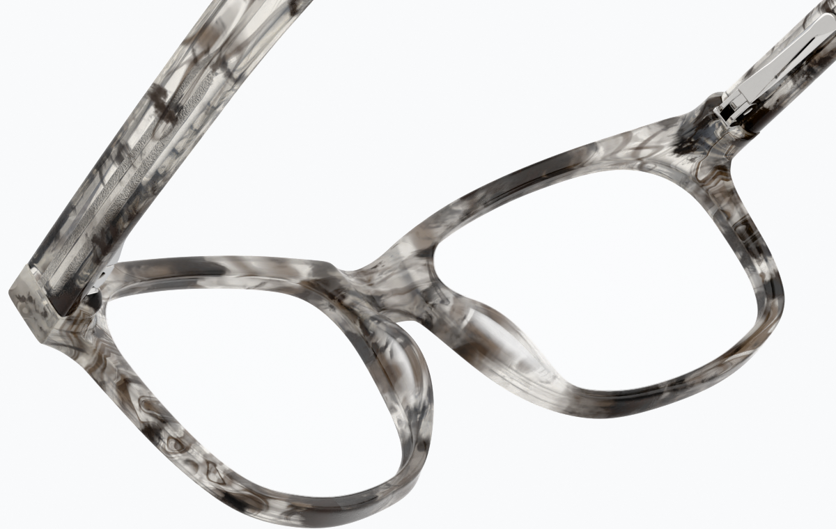See-through view of Rectangle Glasses 612912 in Granite thumbnail