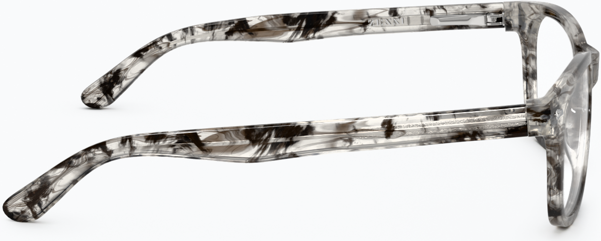 Side view of Rectangle Glasses 612912 in Granite thumbnail