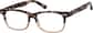 Angle view of Rectangle Glasses 612925 in Tortoiseshell thumbnail