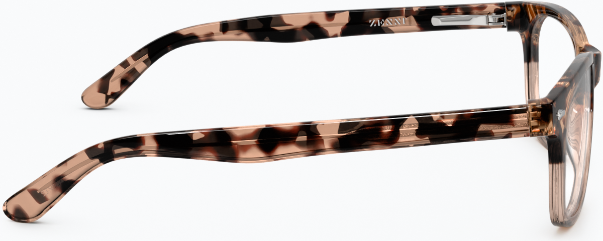 Side view of Rectangle Glasses 612925 in Tortoiseshell thumbnail