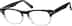 Rectangle Glasses 614221 in Black