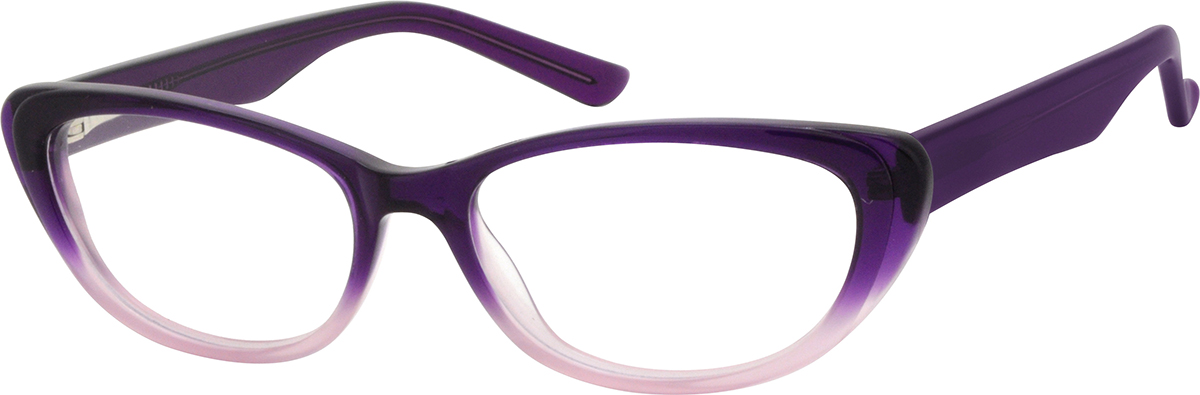 Purple Cat Eye Glasses 618817