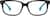 Front view of Square Glasses 621521 in Black thumbnail
