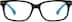 Square Glasses 621521 in Black