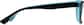 Side view of Rectangle Glasses 621521 in Black thumbnail