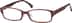 Rectangle Glasses 621615 in Brown