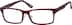 Rectangle Glasses 622115 in Brown