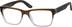 Rectangle Glasses 622215 in Brown