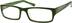 Rectangle Glasses 622324 in Green