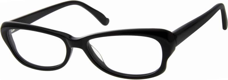 Angle view of Cat-Eye Glasses 622621 in Black