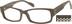 Rectangle Glasses 623812 in Wood Texture