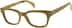 Square Glasses 624032 in Yellow