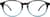 Front view of Round Glasses 627026 in Blue thumbnail