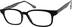 Rectangle Glasses 627621 in Black