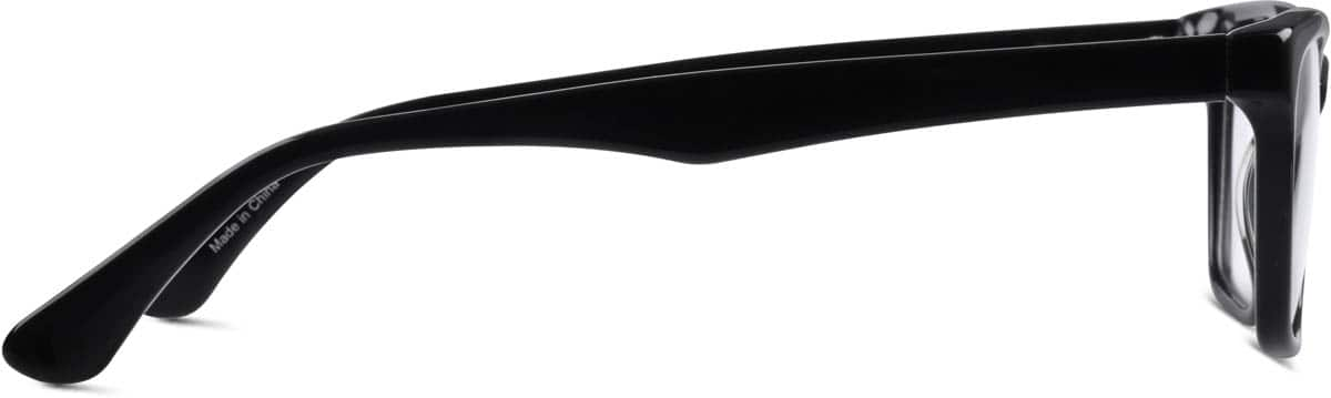 Side view of Square Glasses 628021 in Black