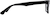Side view of Square Glasses 628021 in Black thumbnail
