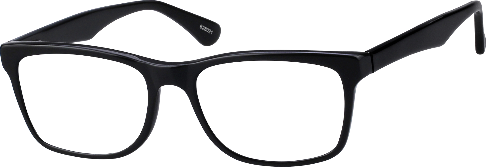 Black Rectangle Glasses #628021 | Zenni Optical