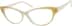 Cat-Eye Glasses 628223 in Cream