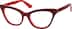 Kids’ Cat-Eye Glasses 628618 in Red