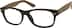 Square Glasses 628815 in Black