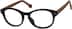 Round Glasses 629021 in Black