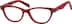 Oval Glasses 629618 in Red