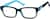 Angle view of Kids’ Square Glasses 632321 in Black thumbnail
