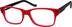 Kids’ Square Glasses 632718 in Red