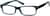 Angle view of Rectangle Glasses 634021 in Black thumbnail