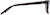 Side view of Rectangle Glasses 635515 in Brown thumbnail