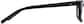 Side view of Rectangle Glasses 635521 in Black thumbnail