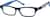 Angle view of Kids’ Rectangle Glasses 636216 in Blue thumbnail