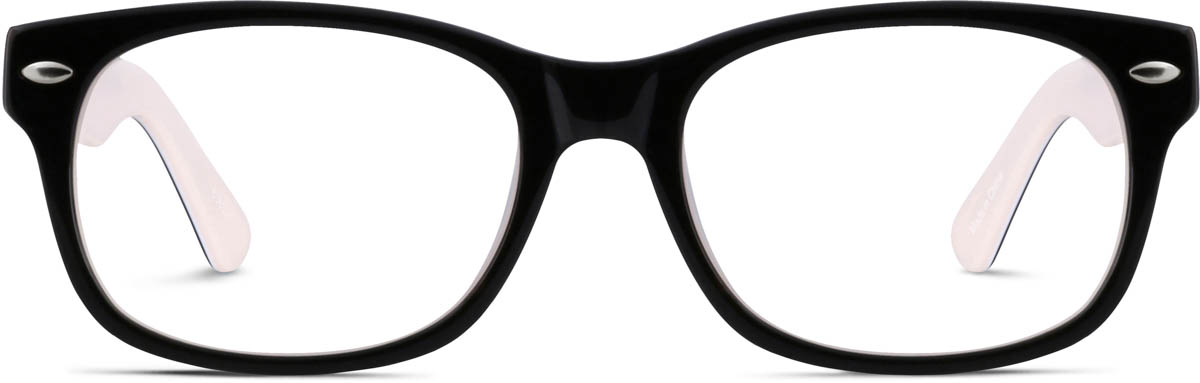 Black Kids’ Rectangle Glasses