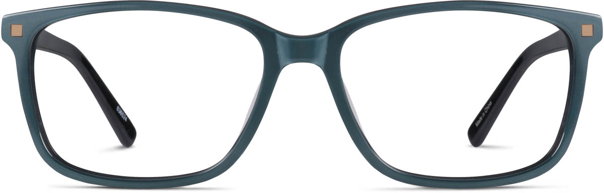 Blue Rectangle Glasses