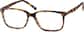 Angle view of Rectangle Glasses 636525 in Tortoiseshell thumbnail